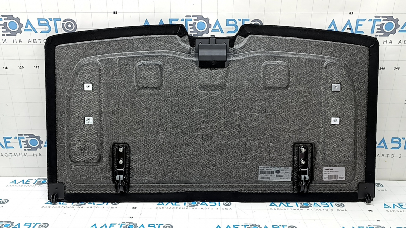 Пол багажника задний Volvo XC90 16-26 черный, под 3 ряда, тип 2, царапины на ручке
