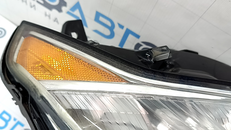 Фара передняя левая в сборе Volvo XC90 16-17 LED, под полировку, паутинка
