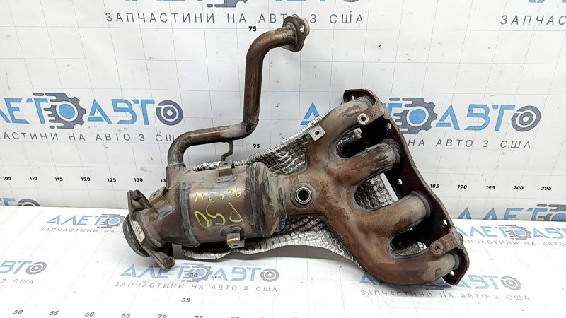 Коллектор выпускной с катализатором Toyota Prius 50 16-21 с защитой