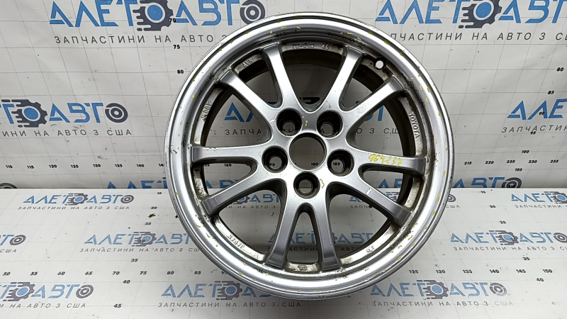 Диск колесный R15x6.5J ET40 Toyota Prius 50 16-22 легкая бордюрка