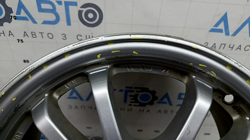 Диск колесный R15x6.5J ET40 Toyota Prius 50 16-22 легкая бордюрка