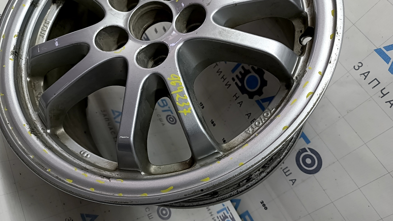 Диск колесный R15x6.5J ET40 Toyota Prius 50 16-22 легкая бордюрка