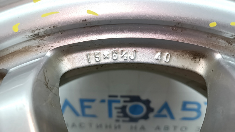 Диск колесный R15x6.5J ET40 Toyota Prius 50 16-22 легкая бордюрка