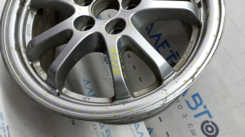 Диск колесный R15x6.5J ET40 Toyota Prius 50 16-22 легкая бордюрка