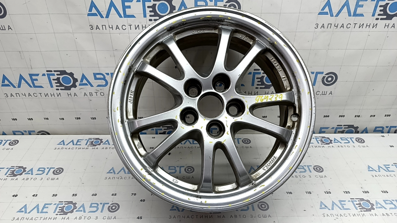 Диск колесный R15x6.5J ET40 Toyota Prius 50 16-22 легкая бордюрка
