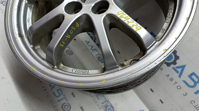 Диск колесный R15x6.5J ET40 Toyota Prius 50 16-22 легкая бордюрка