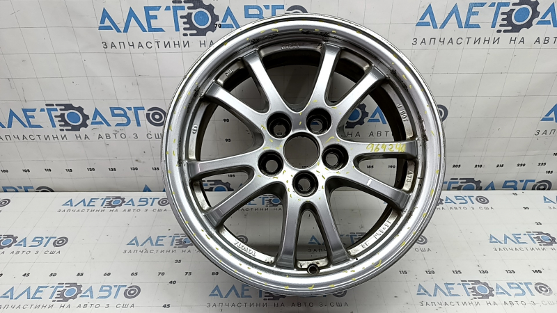 Диск колесный R15x6.5J ET40 Toyota Prius 50 16-22 легкая бордюрка