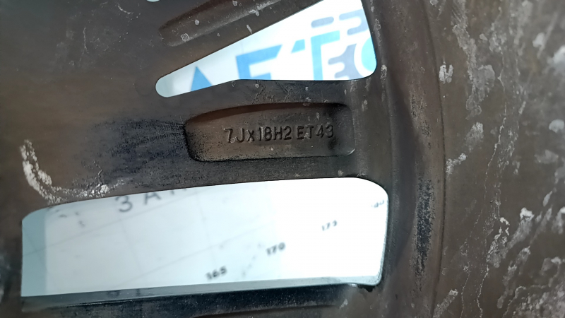 Диск колесный R18 x 7J ET43 VW Tiguan 18-19 легкая бордюрка
