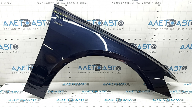 Крило переднє праве Audi A6 C8 19-24 алюміній, синій LX5B