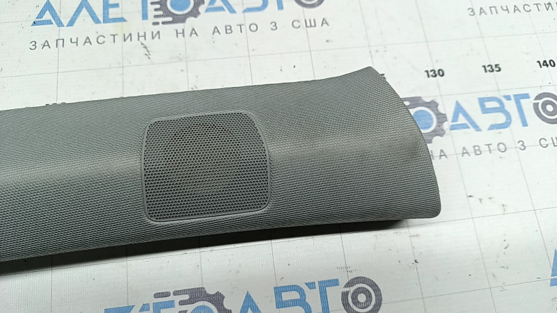 Накладка передней стойки верхняя правая Audi A4 B9 17-17 серая, Bang and Olufsen, под химчистку