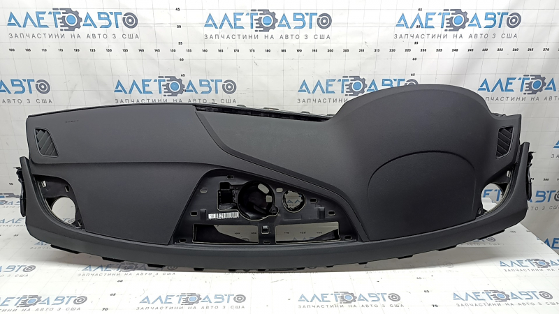 Торпедо передняя панель с AIRBAG Audi A4 B9 17-25 черная, без проекции, Bang and Olufsen, с дефлектором