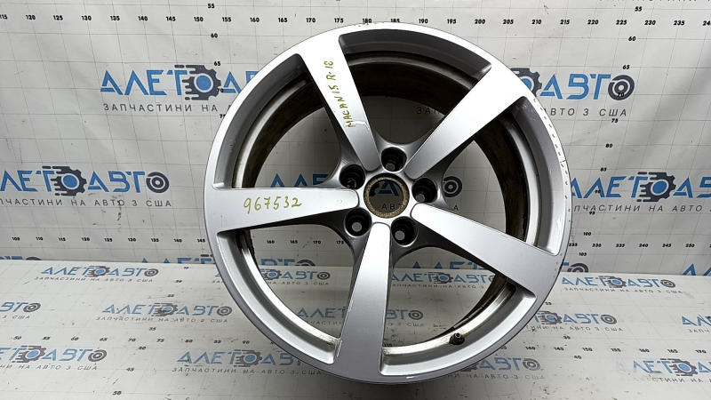 Диск колесный R18 x 8J ET21 Porsche Macan 15-21 серебро, легкая бордюрка