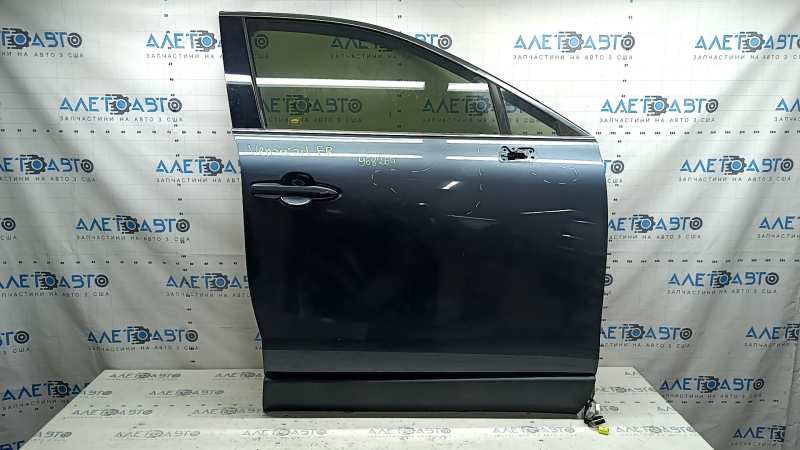 Дверь в сборе передняя правая Toyota Venza 21-24 графит 1K9, keyless, царапины
