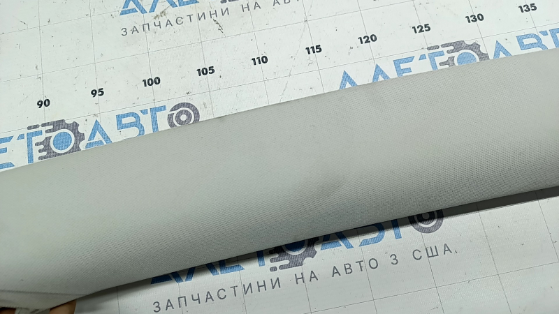 Накладка передней стойки верхняя правая Mazda 3 19-26 серая, ткань, под химчистку