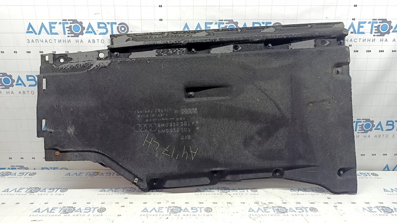 Защита днища левая Audi A4 B9 17-25 потерта