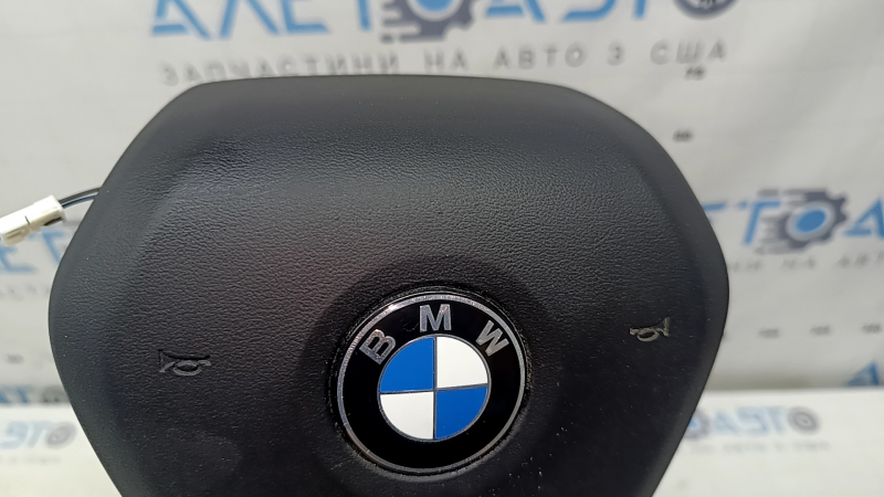 Подушка безопасности airbag в руль водительская BMW 3 G20 19-24 черная, царапины