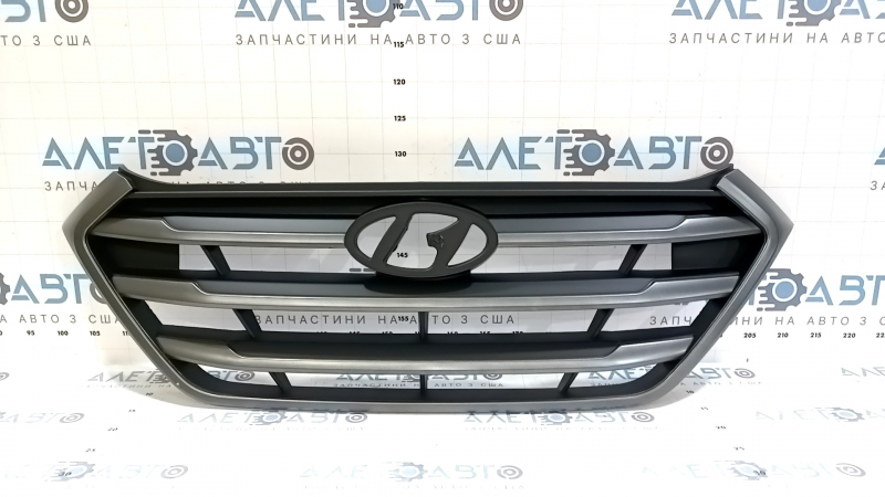 Решітка радіатора grill у зборі Hyundai Tucson 16-18 чорна