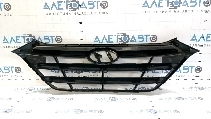 Решітка радіатора grill у зборі Hyundai Tucson 16-18 чорна