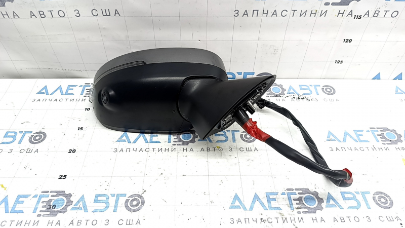 Зеркало боковое правое в сборе Mitsubishi Outlander 22-26 13+2 пинов, поворотник, подогрев, автоскладывание, BSM, камера, графит