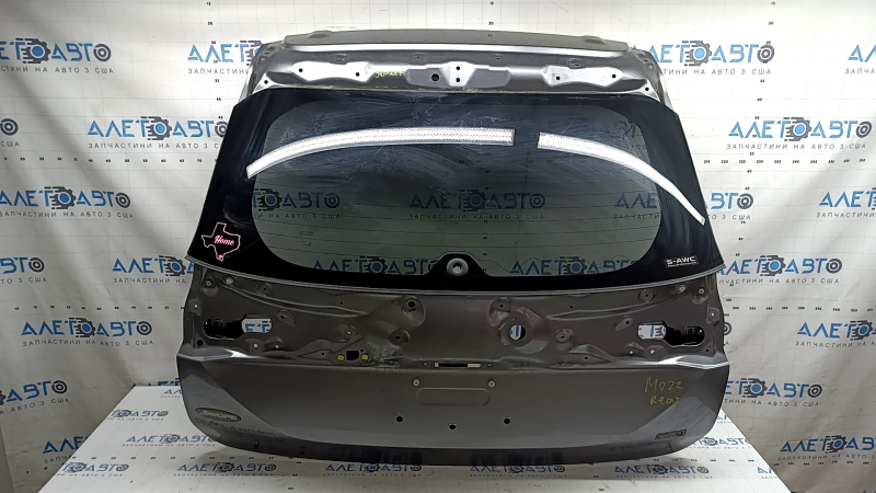 Дверь багажника голая со стеклом Mitsubishi Outlander 22-26 электро, тонировка, графит U17