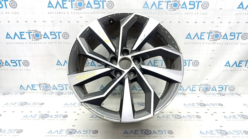 Диск колесный R19 x 8J ET39 Audi Q5 80A 18-23 бордюрка
