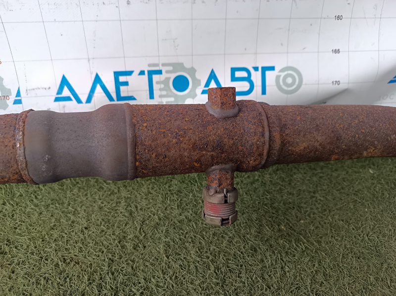 Выпускная трасса с бочкой Ford Escape MK4 23-26 1.5T AWD с заслонкой, без кронштейнов, ржавая