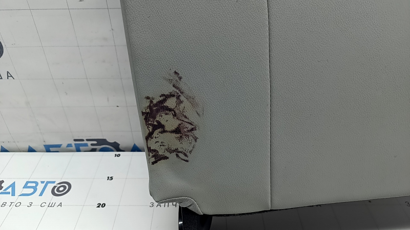 Спинка заднего ряда сидений 3 ряд правая Mitsubishi Outlander 22-26 кожа серая, с каркасом, под химчистку