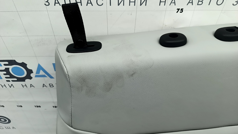 Спинка заднего ряда сидений 3 ряд правая Mitsubishi Outlander 22-26 кожа серая, с каркасом, под химчистку
