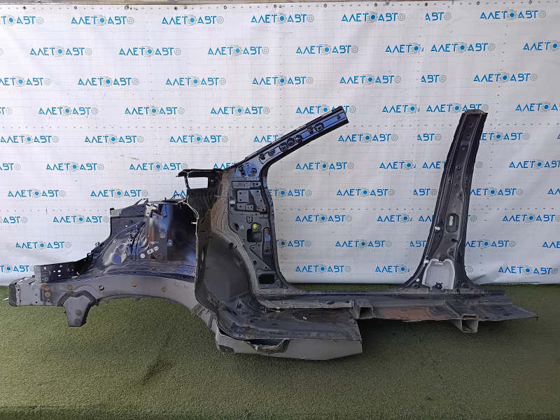 Четверть передняя правая Lexus RX350 RX450h 20-22 отпилена, синяя, с центральной стойкой