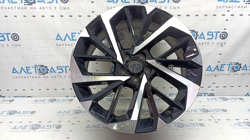 Диск колесный R20х8J ET35 Mitsubishi Outlander 22-26 черный с хромом, легкая бордюрка