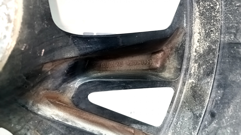 Диск колесный R20х8J ET35 Mitsubishi Outlander 22-26 черный с хромом, легкая бордюрка