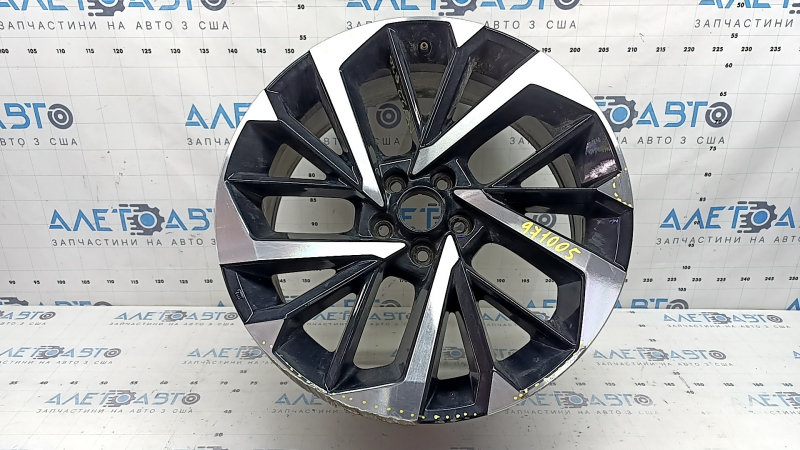 Диск колесный R20х8J ET35 Mitsubishi Outlander 22-26 черный с хромом, бордюрка