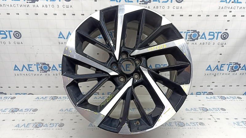 Диск колесный R20х8J ET35 Mitsubishi Outlander 22-26 черный с хромом, легкая бордюрка