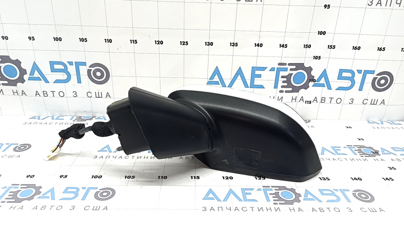 Зеркало боковое левое в сборе Hyundai Santa Fe 24-26 8 пинов, белое, подогрев, поворотник, BSM