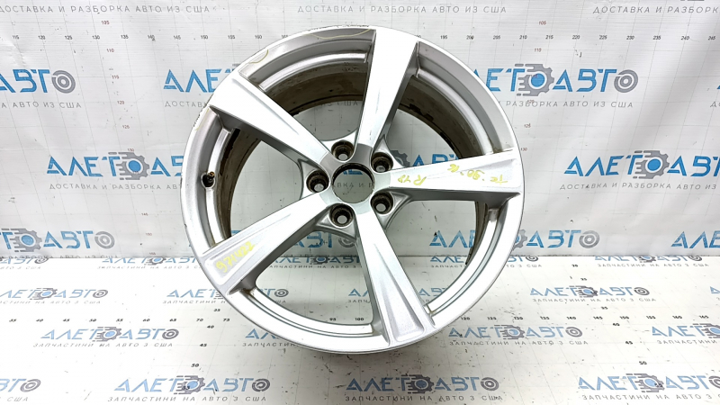 Диск колесный R18 x 8J TE42.5 Volvo XC90 16-21 5 одинарных спиц, бордюрка