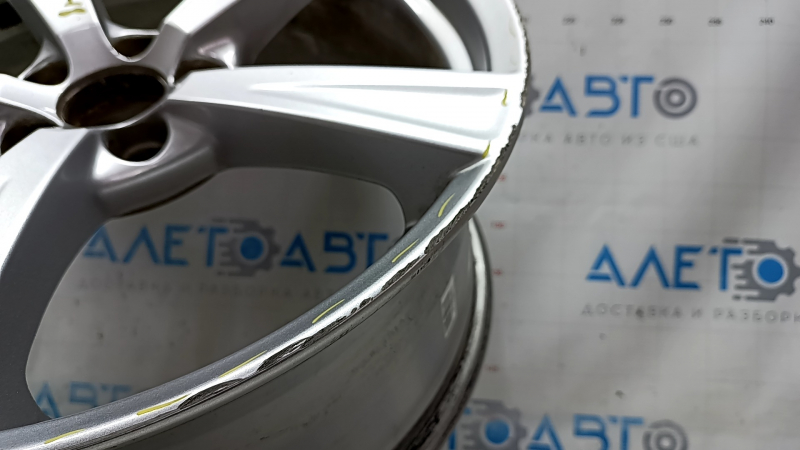 Диск колесный R18 x 8J TE42.5 Volvo XC90 16-21 5 одинарных спиц, бордюрка