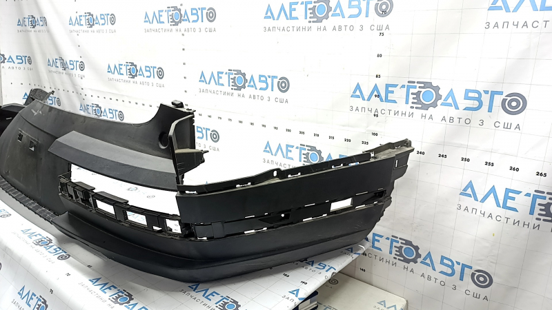 Бампер задний голый средняя часть Hyundai Santa Fe 24-26 SEL, Limited, царапины, потерт, треснут, отсутствуют фрагменты, надломано крепление
