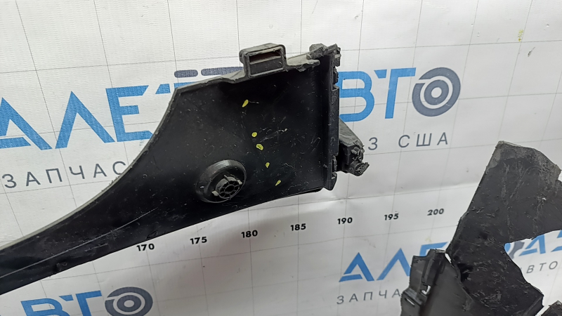 Бампер задний голый средняя часть Hyundai Santa Fe 24-26 SEL, Limited, царапины, потерт, треснут, отсутствуют фрагменты, надломано крепление