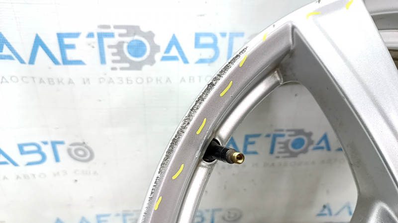 Диск колесный R18 x 8J TE42.5 Volvo XC90 16-21 5 одинарных спиц, бордюрка