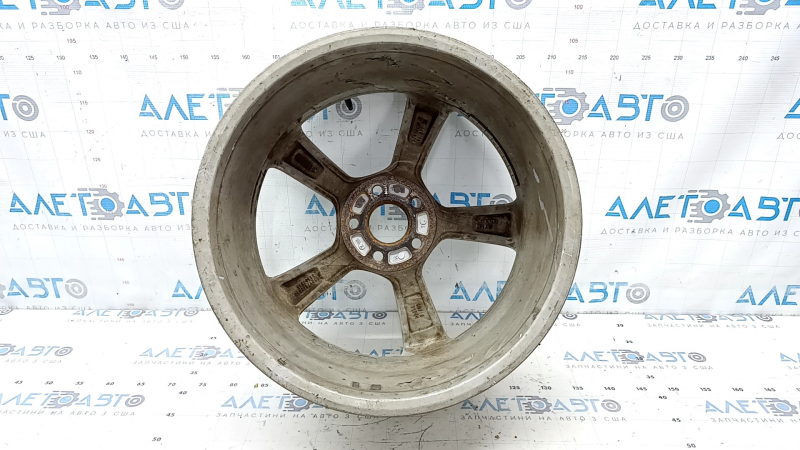 Диск колесный R18 x 8J TE42.5 Volvo XC90 16-21 5 одинарных спиц, бордюрка