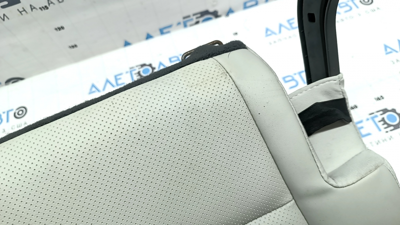 Подушка заднего ряда сидений 3 ряд правая Hyundai Santa Fe 24-26 кожа серая, с каркасом, перфорация, под химчистку