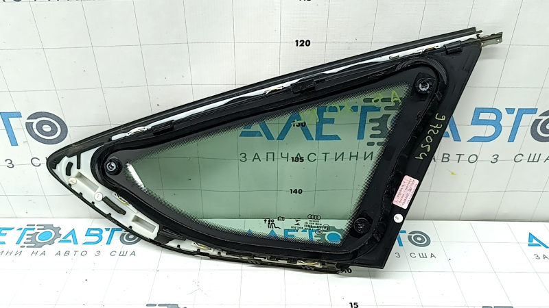 Форточка глухое стекло задняя левая Audi A5 F5 18-25 5D хром, вмятина