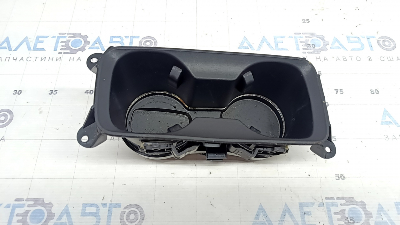 Подстаканники центральной консоли Ford Fusion mk5 17-20 черный с подсветкой, без коврика