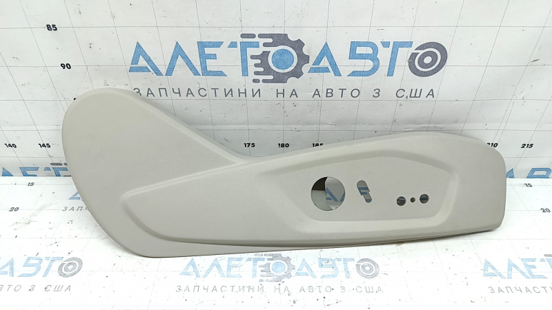Накладка управления пассажирским сиденьем Ford Fusion mk5 17-20 серая, под чистку, царапины