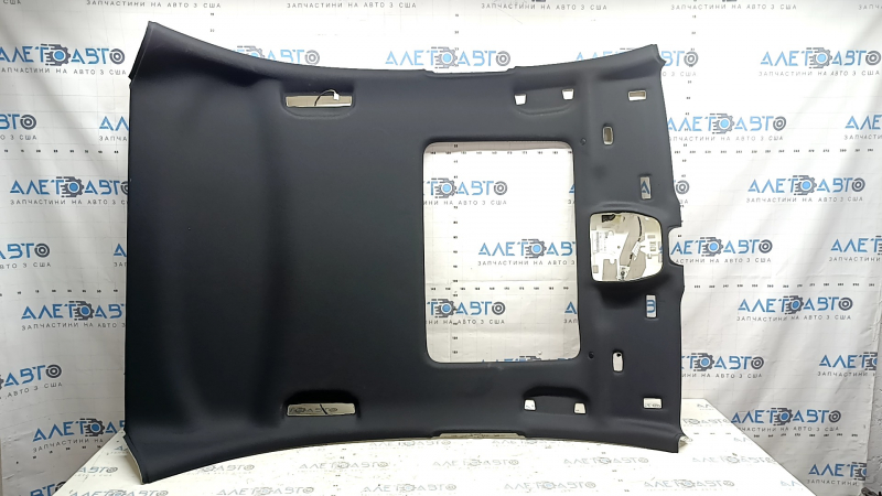 Обшивка потолка Mercedes W213 E 300/350 17-20 под люк, черная, под химчистку, залом