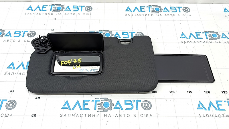 Козырек левый Subaru Forester 25-26 без крючка, черный