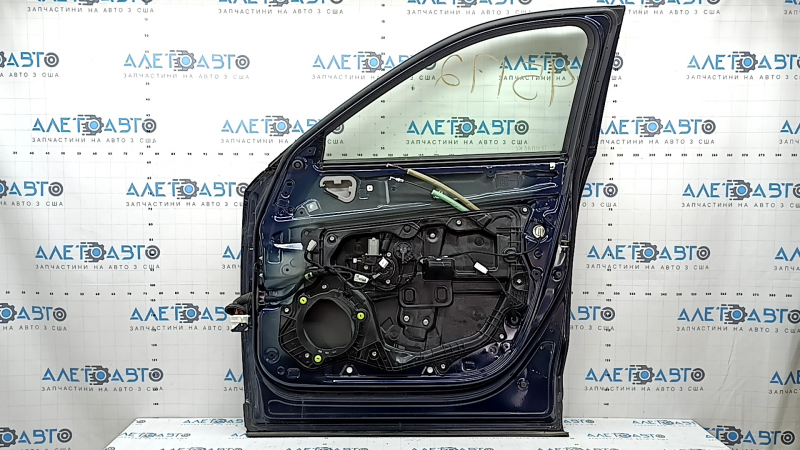 Дверь в сборе передняя правая Mazda CX-5 17-25 keyless, триплекс, синий 42M