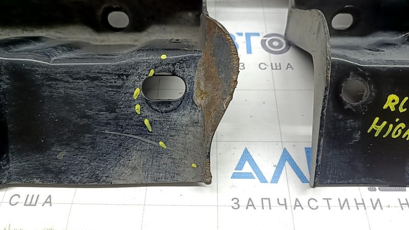 Поріг підніжка комплект Toyota Highlander 20-22 2шт, тип 2, подряпини
