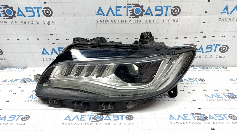 Фара передняя левая в сборе Lincoln MKZ 17-19 level 7, LED тип 2, сколы, под полировку, паутинка