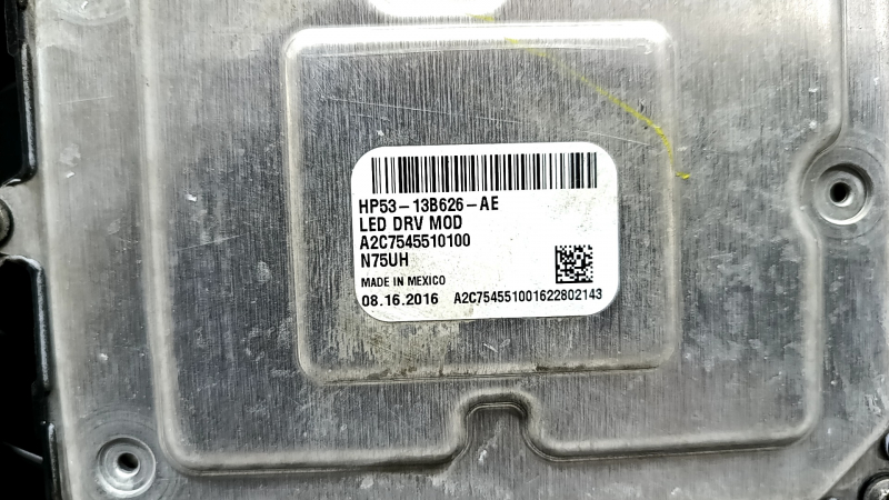 Фара передняя левая в сборе Lincoln MKZ 17-19 level 7, LED тип 2, сколы, под полировку, паутинка